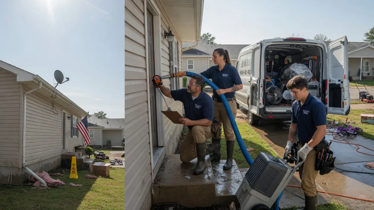 Ceiling Water Damage Restoration in Ophiem, IL near me